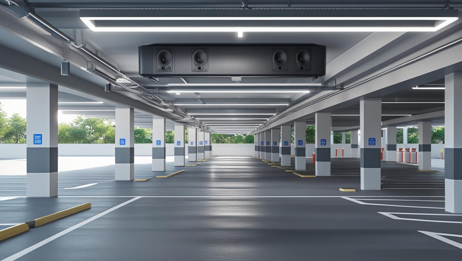 Sound System Area Parkir - Keamanan & Informasi Jelas | INDOPROAV