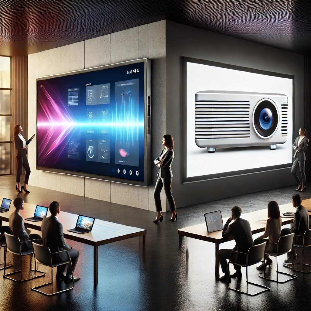 Interactive Flat Panel vs Proyektor